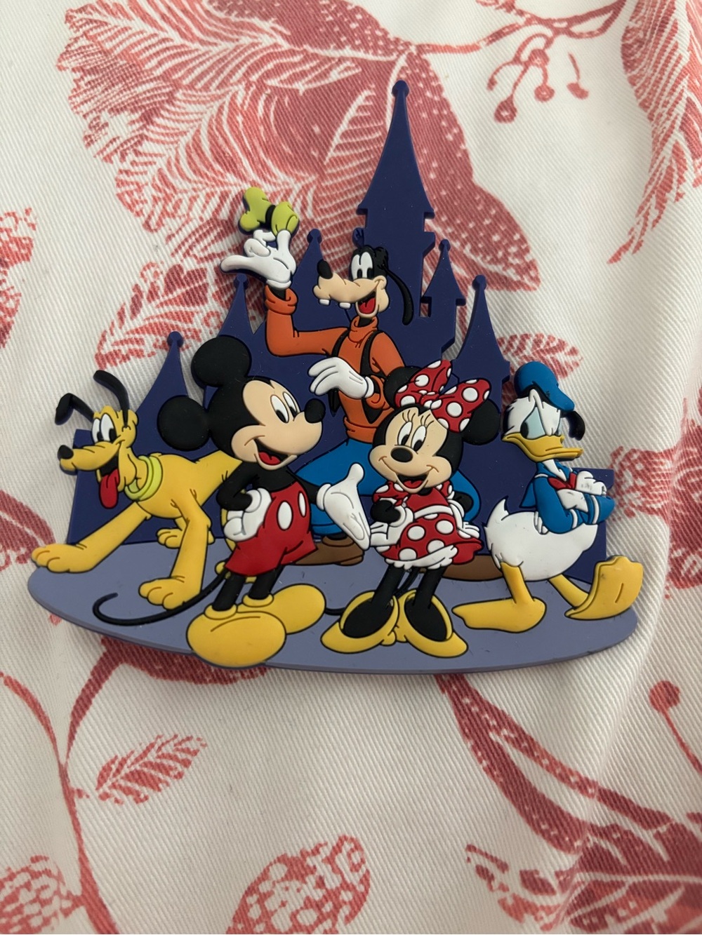 Disney Mickey & Friends Rubber Magnet- Multicolor